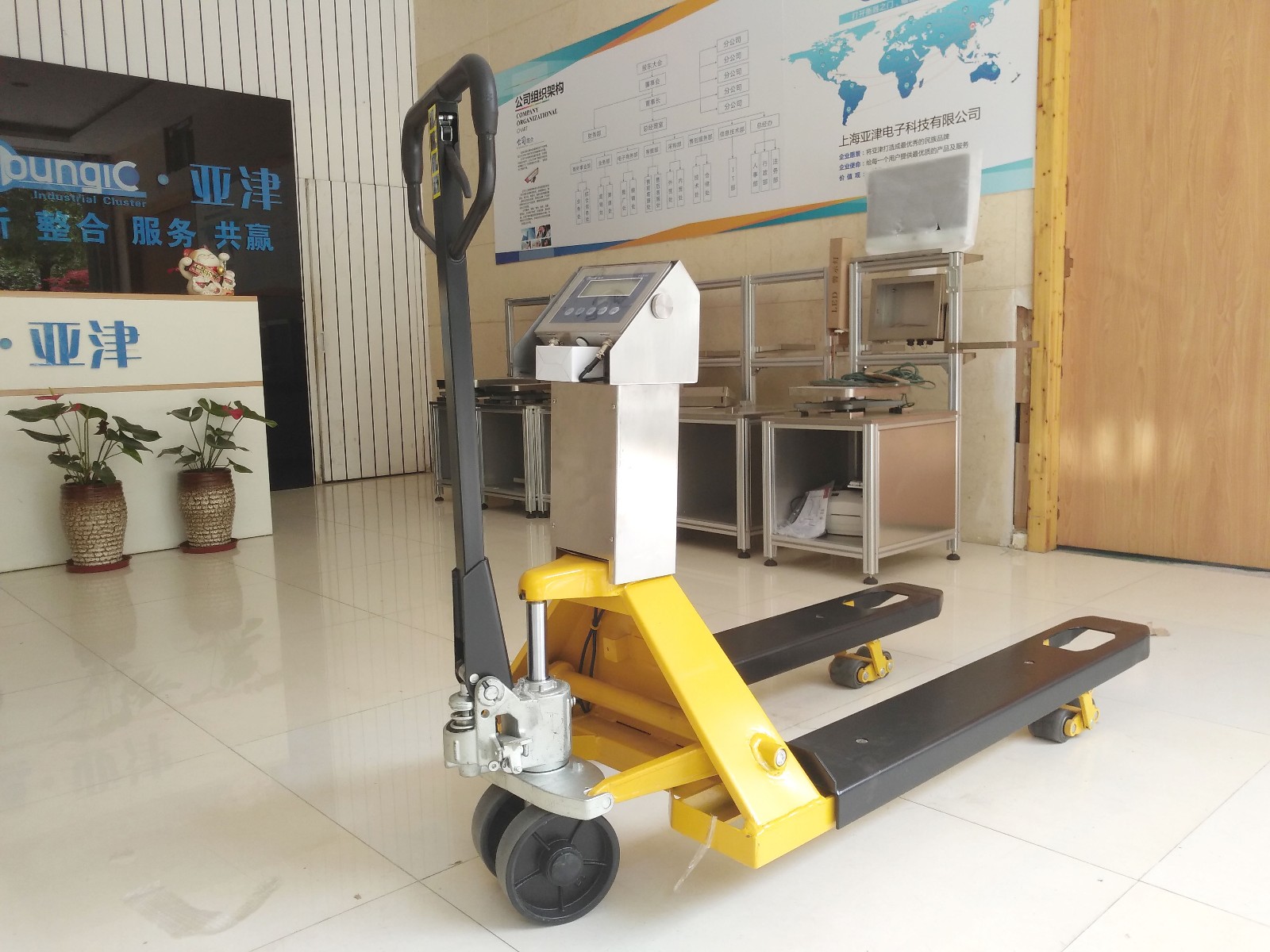Shanghai Youngic Stainless Steel Digital Explosion-Proof Pallet Hand Forklift Scale With OIML.jpg